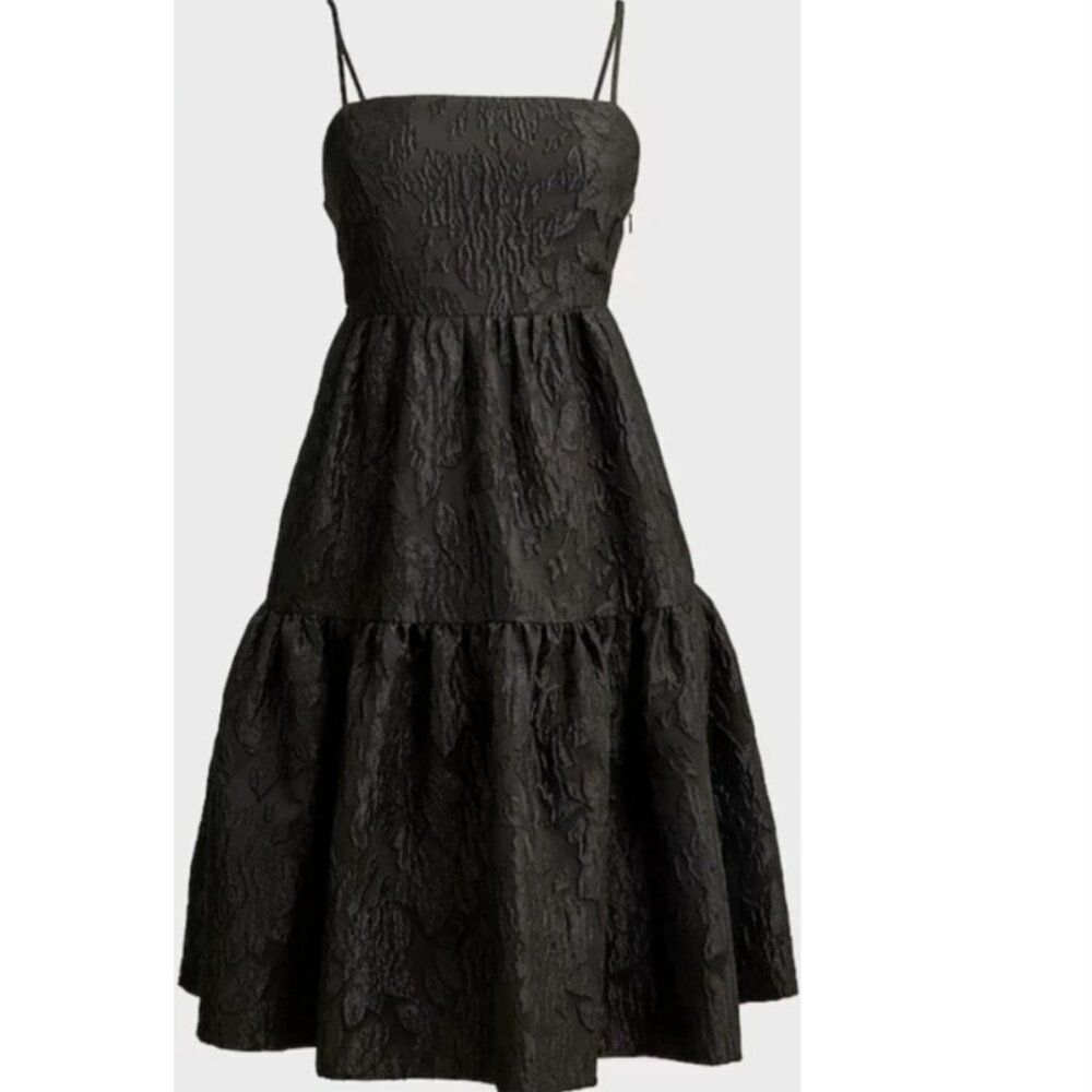 J Crew Factory Jacquard Tiered A-Line Dress – Size 10 - NWT